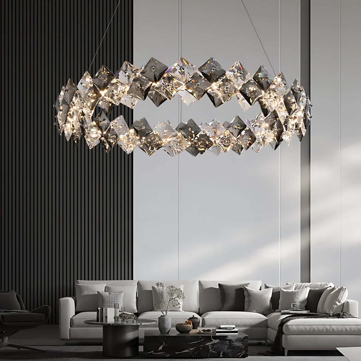 Aurelia Facet Crystal Chandelier: Where Modern Design Meets Timeless Brilliance
