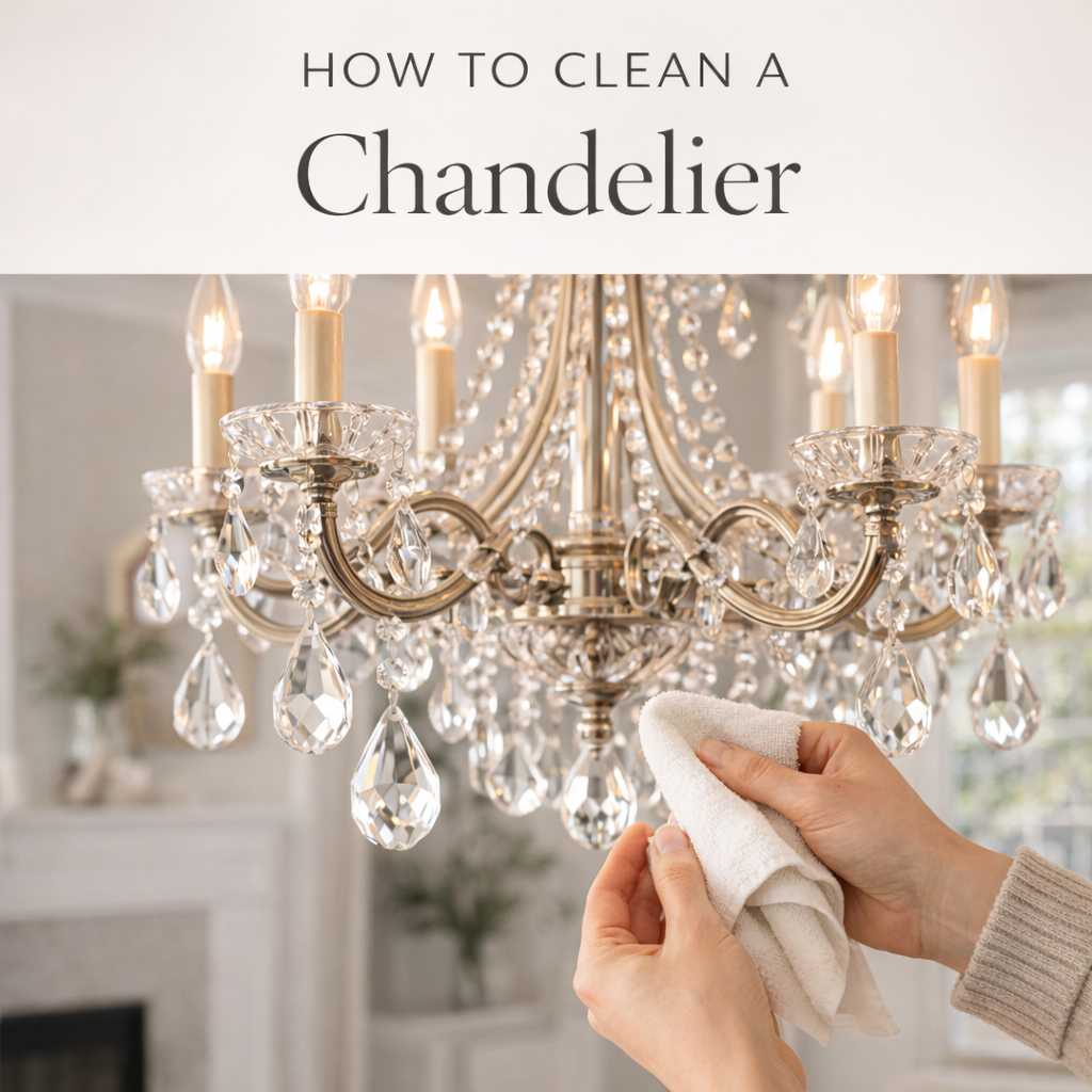 How to Clean a Chandelier Safely: Best Methods for Crystal, Glass, Decorative Metal, and Modern Fixtures