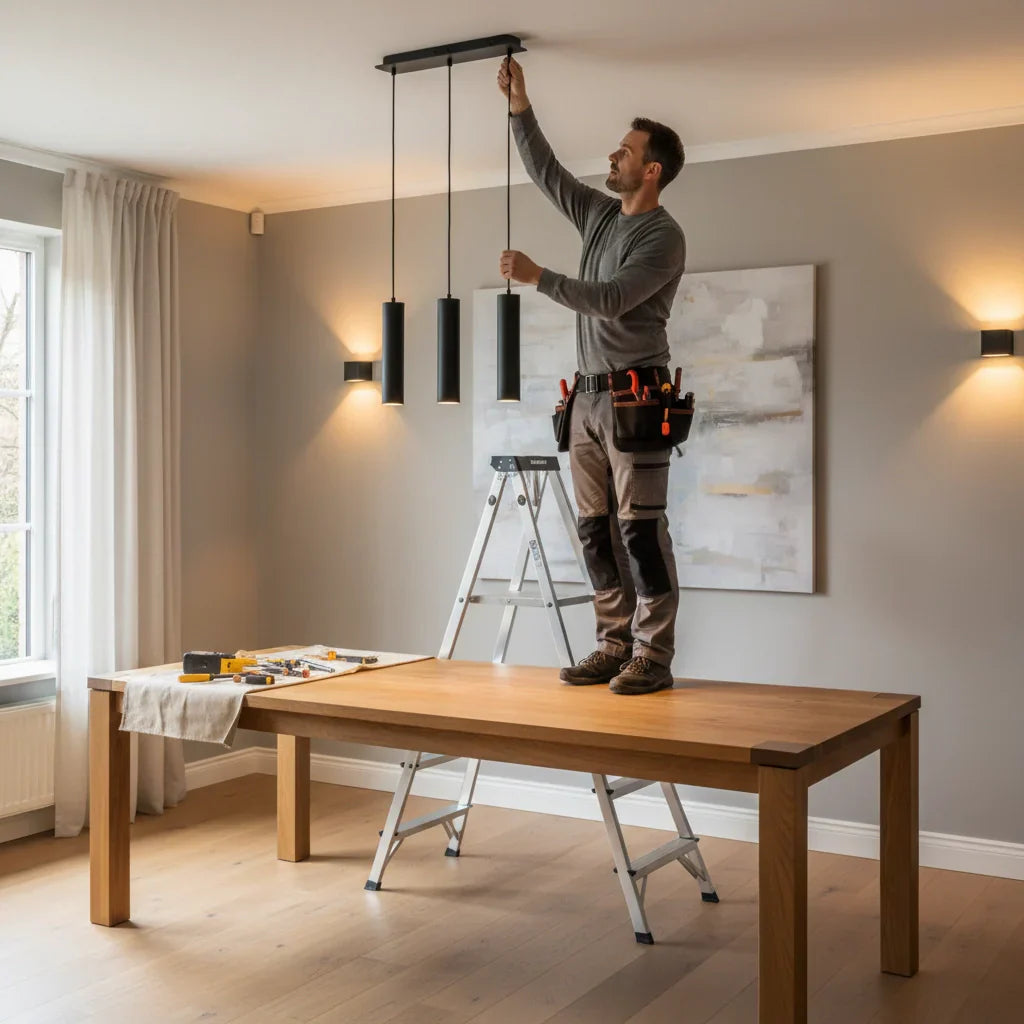 How to Hang a Pendant Light at the Perfect Height Above a Dining Table (Complete Guide)
