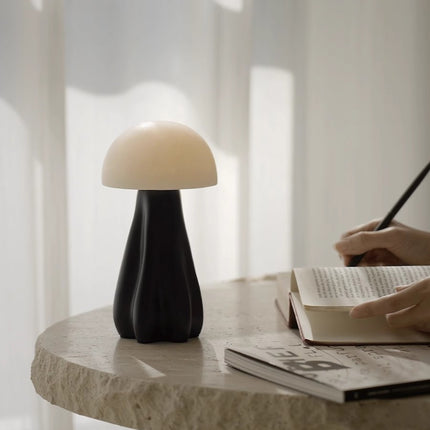 Alabaster Mushroom Table Lamp