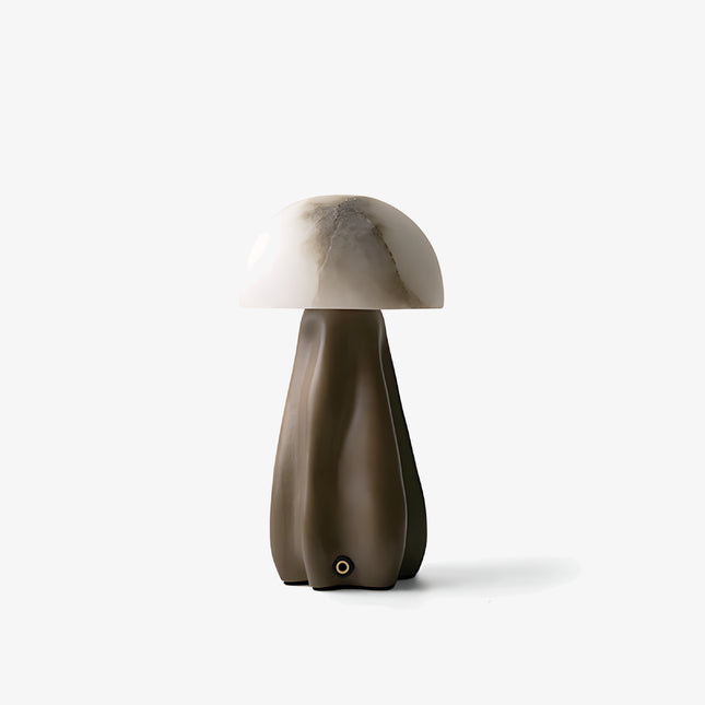 Alabaster Mushroom Table Lamp