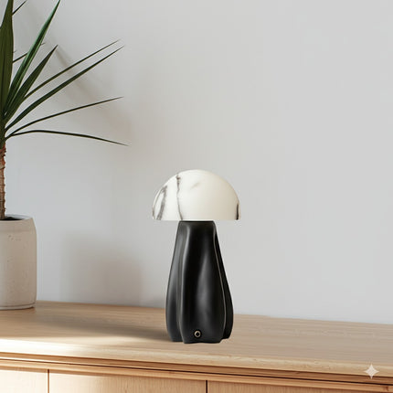 Alabaster Mushroom Table Lamp