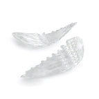 Glass Leaf Sample / Translucent White