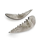 Glass Leaf Sample / Smoke gray