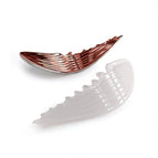 Glass Leaf Sample / Rose Gold