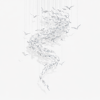 59'' D x 98.4'' H / Translucent White