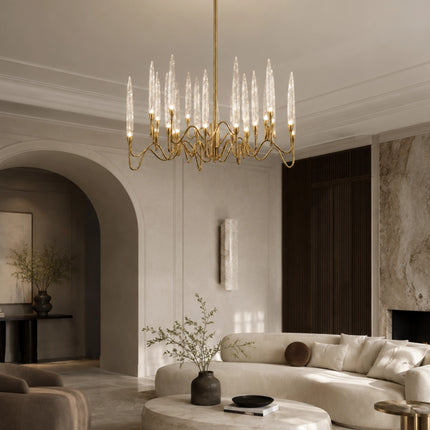 Elyrion Glass Branch Chandelier