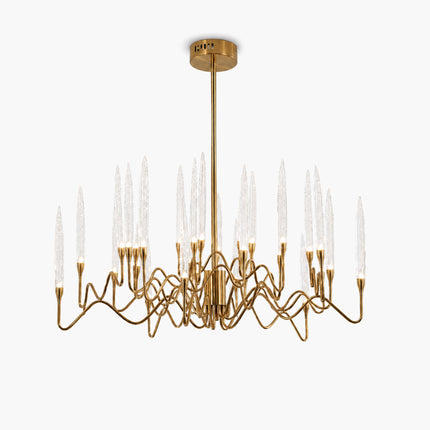 Elyrion Glass Branch Chandelier