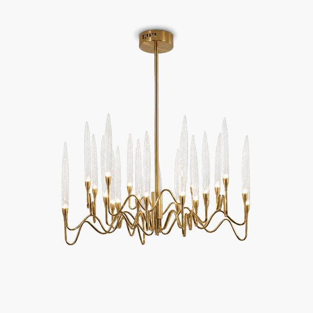 Elyrion Glass Branch Chandelier