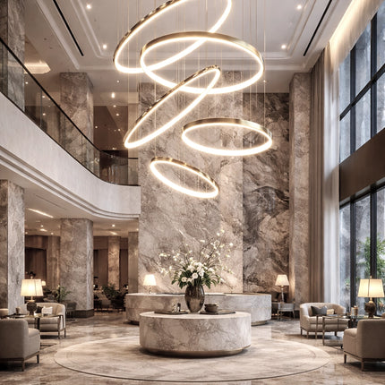 Helixor Floating Ring Chandelier