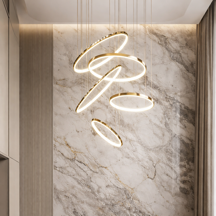 Helixor Floating Ring Chandelier