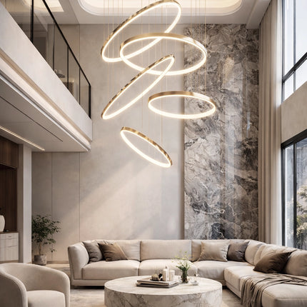 Helixor Floating Ring Chandelier