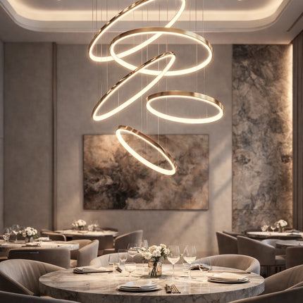 Helixor Floating Ring Chandelier