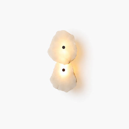 Lithra Strata Alabaster Wall Sconce