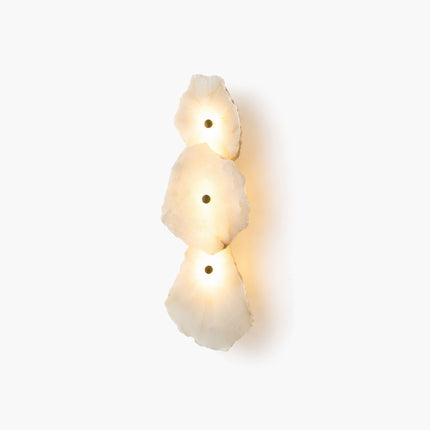Lithra Strata Alabaster Wall Sconce