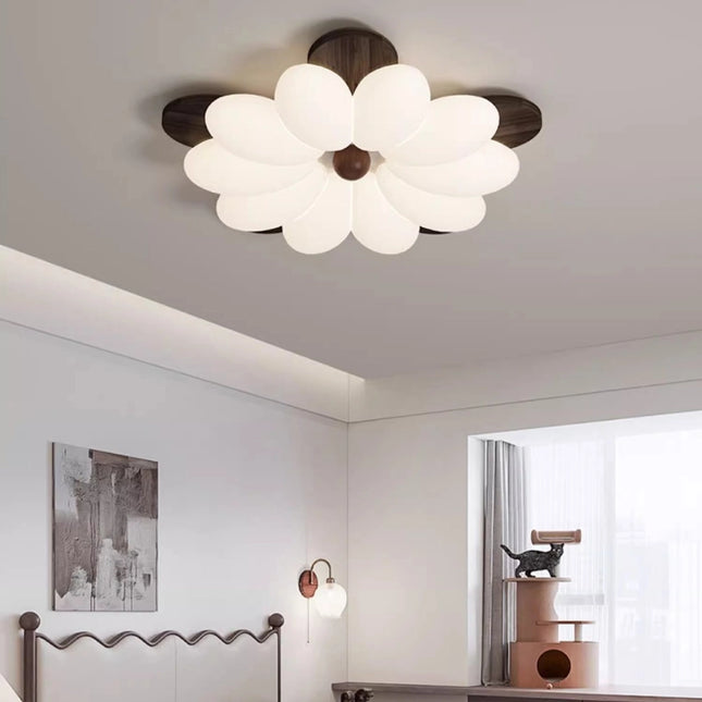 Nordic Simple Flower Ceiling Light