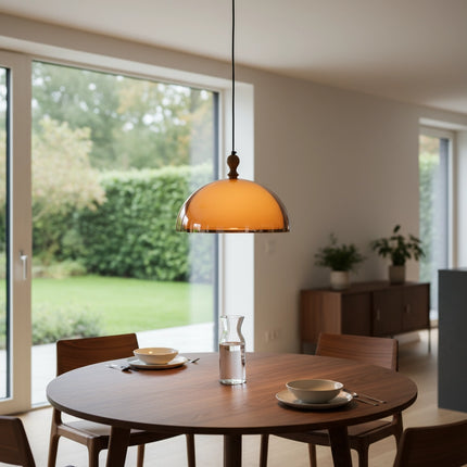 Orange Pendant Light ONELUXE LIGHTING