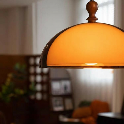 Orange Pendant Light ONELUXE LIGHTING 5