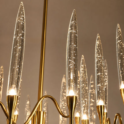 Elyrion Glass Branch Chandelier
